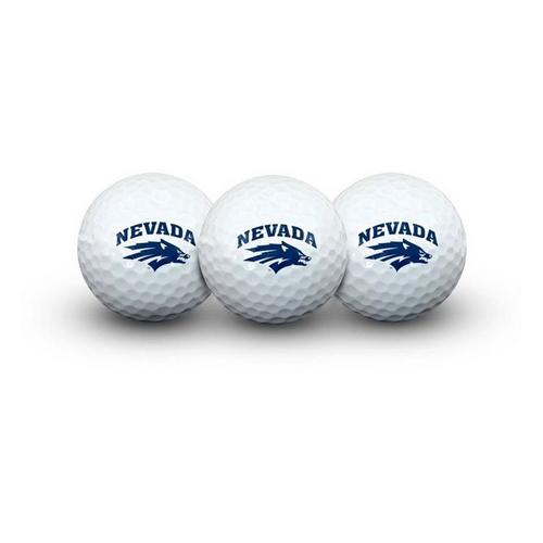 Team Effort Nevada Wolf Pack 3 Pack Golf Balls - Primary Image