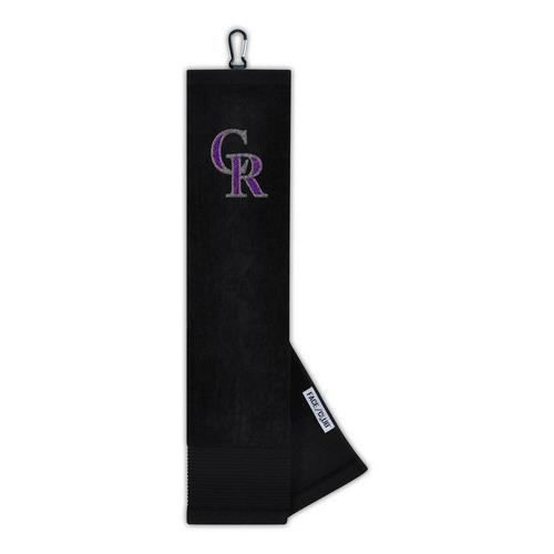 Team Effort Colorado Rockies Tri-Fold Embroidered Golf Towel - Primary Image