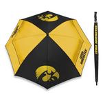 Team Effort Iowa Hawkeyes 62" WindSheer Lite Umbrella - Thumbnail 4 of 4
