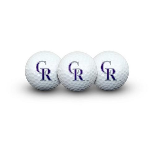 Team Effort Colorado Rockies 3-Pack Golf Balls - Primary Image