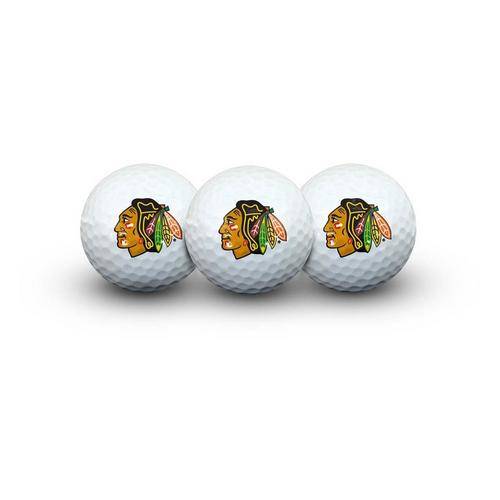 Team Effort Chicago Blackhawks 3 Pack Golf Balls - Primary Image
