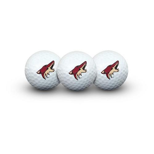 Team Effort Arizona Coyotes Golf Ball Pack of 3 - Primary Image