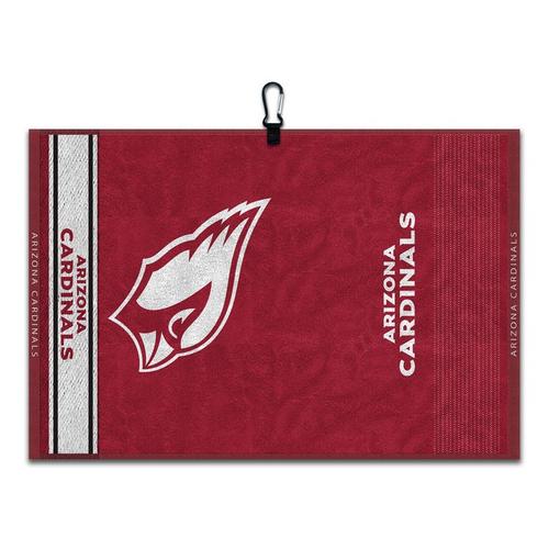 Team Effort Arizona Cardinals Face/Club Jacquard Towel - Primary Image