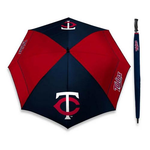 Team Effort Minnesota Twins 62" WindSheer Lite Umbrella - Primary Image