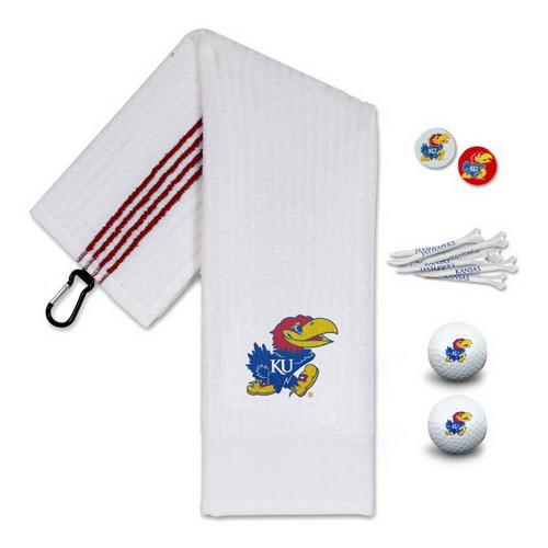 Team Effort Kansas Jayhawks Golf Gift Set - Primary Image