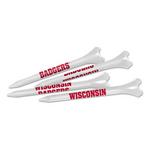 Team Effort Wisconsin Badgers 40 Pack Golf Tees - Thumbnail 1 of 2