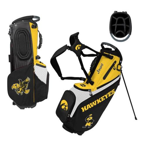 Team Effort Iowa Hawkeyes The Back Nine Stand Golf Bag - Primary Image