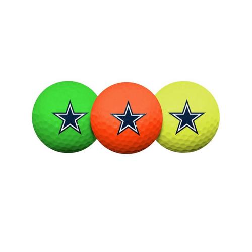 Team Effort Dallas Cowboys 3-Pack Multi-Color Golf Balls - Primary Image