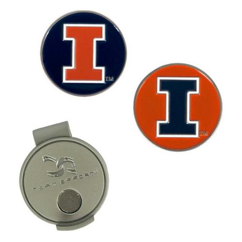 Team Effort Illinois Fighting Illini Hat Clip and Markers - Primary Image