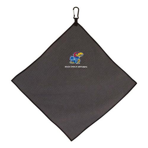 Team Effort Kansas Jayhawks 15" x 15" Microfiber Golf Towel - Primary Image