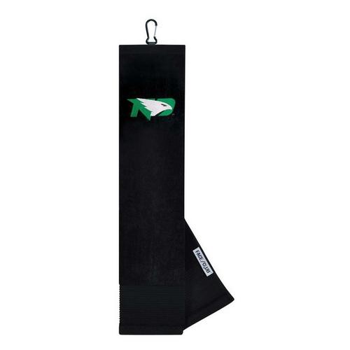 Team Effort North Dakota Fighting Hawks Tri-Fold Golf Towel - Primary Image