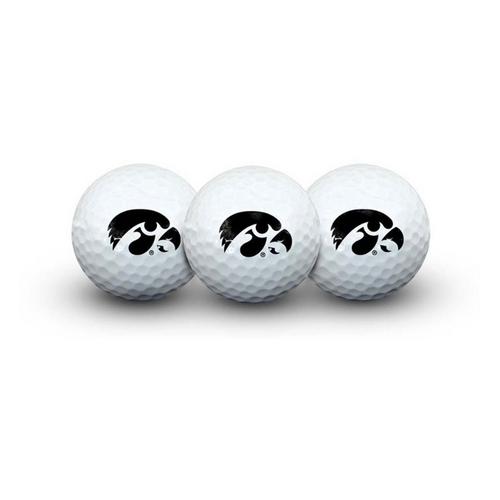 Team Effort Iowa Hawkeyes 3 Pack Golf Balls - Primary Image
