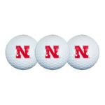 Team Effort Nebraska Cornhuskers 3 Pack Golf Balls - Thumbnail 1 of 2