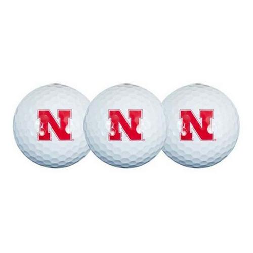 Team Effort Nebraska Cornhuskers 3 Pack Golf Balls - Primary Image