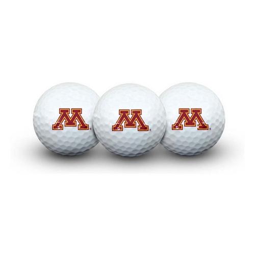 Team Effort Minnesota Golden Gophers 3 Pack Golf Balls - Primary Image