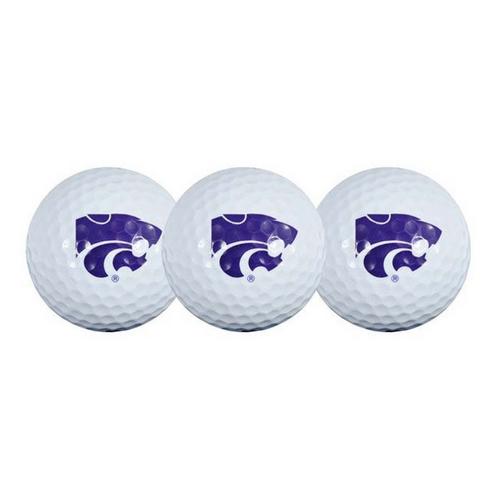 Team Effort Kansas State Wildcats 3 Pack Golf Balls - Primary Image