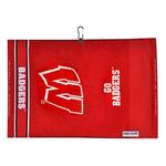 Team Effort Wisconsin Badgers Jacquard Golf Towel - Thumbnail 1 of 2