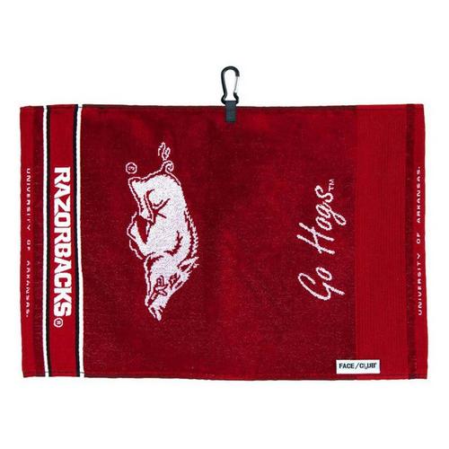 Team Effort Arkansas Razorbacks Jacquard Golf Towel - Primary Image