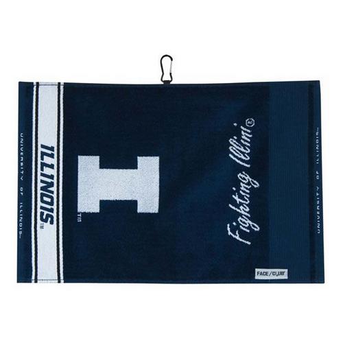 Team Effort Illinois Fighting Illini Jacquard Golf Towel - Primary Image