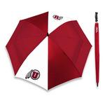 Team Effort Utah Utes Umbrella 62" WindSheer Lite Umbrella - Thumbnail 1 of 3