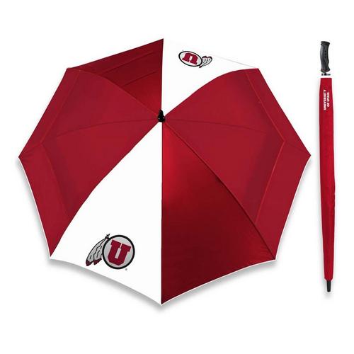 Team Effort Utah Utes Umbrella 62" WindSheer Lite Umbrella - Primary Image