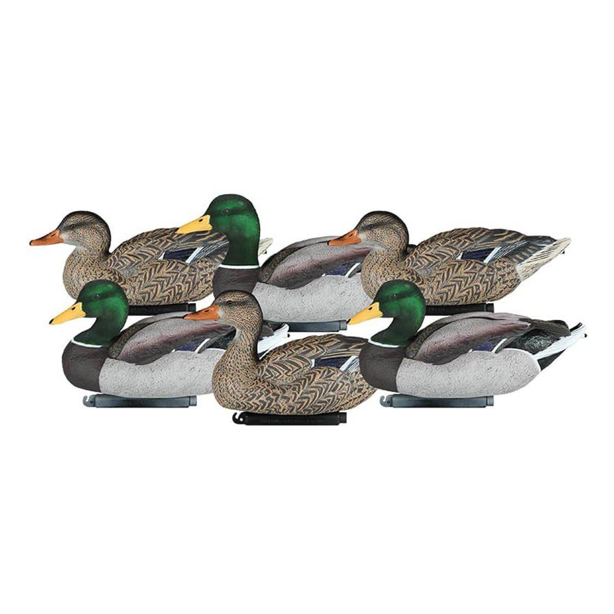 Dakota X-Treme One Piece Flocked Head Mallard Floating Decoys - Dakota Decoy