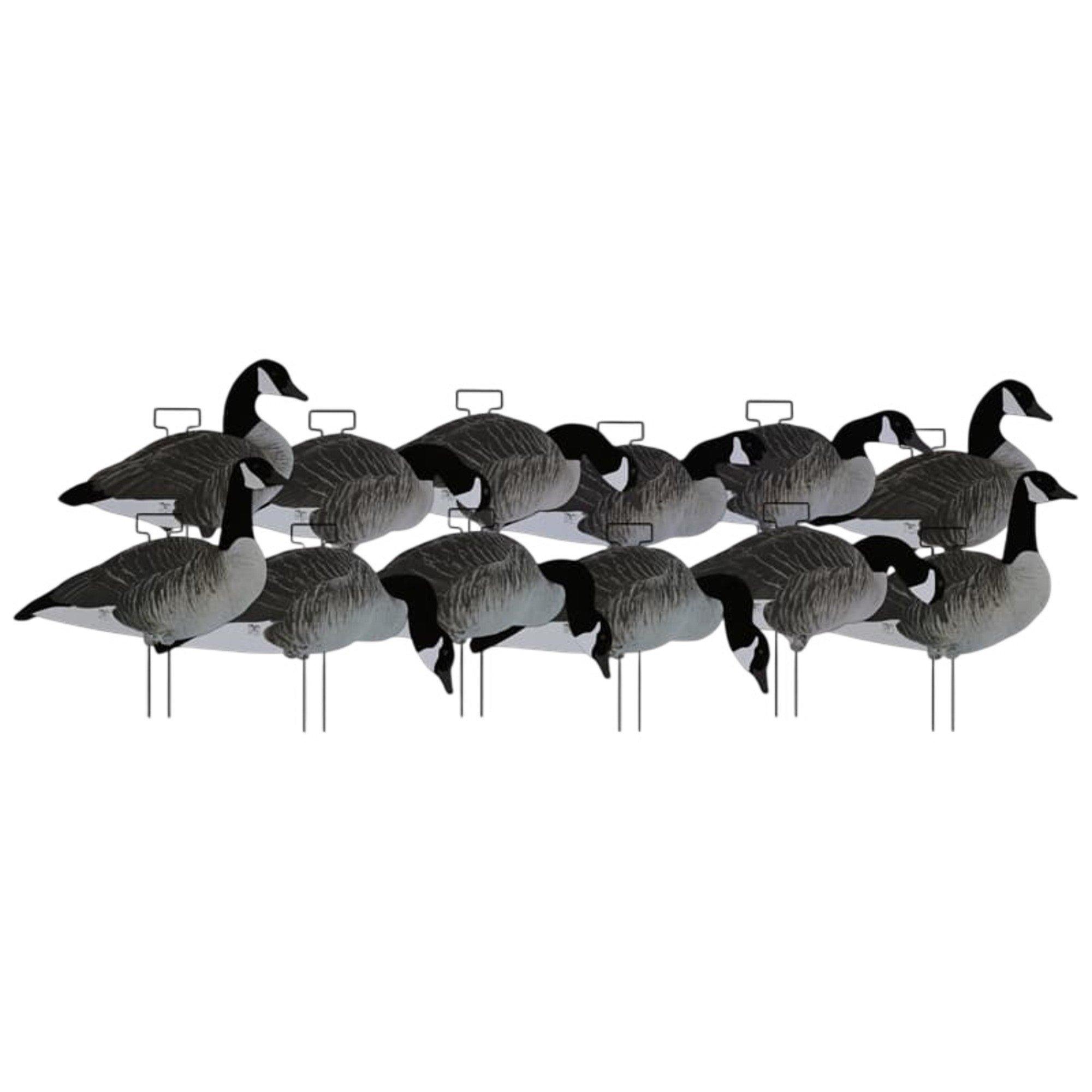 Dakota Decoy X-Treme Fully Flocked Canada Silhouettes 12 Pack - Dakota Decoy