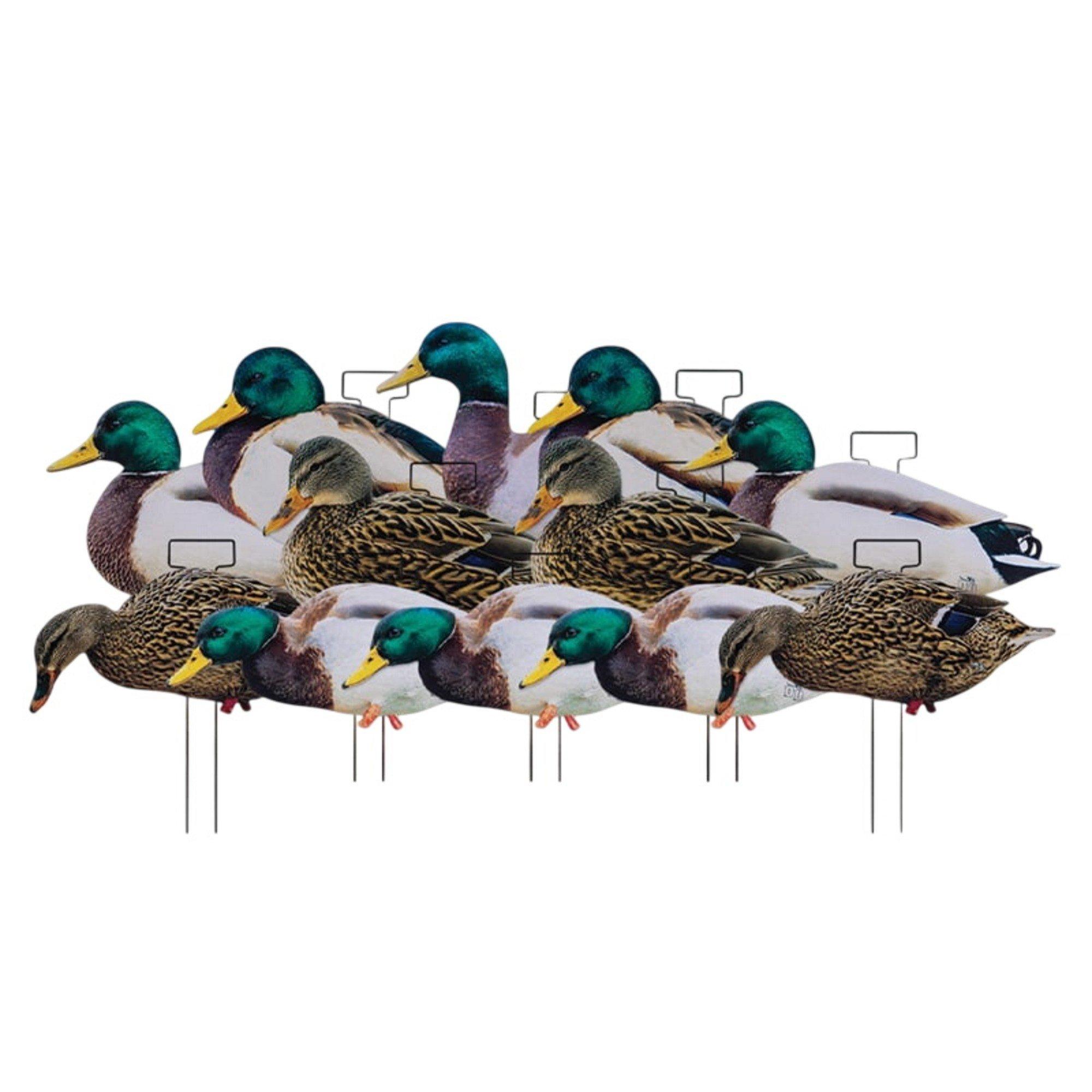 Dakota Decoy X-Treme Fully Flocked Mallard Silhouettes 12 Pack - Dakota Decoy