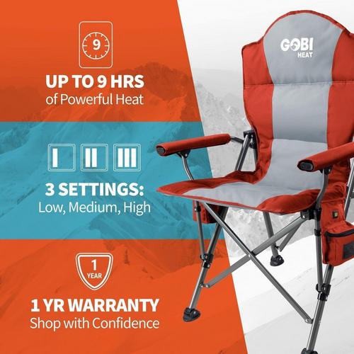 GOBI Heat Terrain Heated Camping Chair - Primary Image