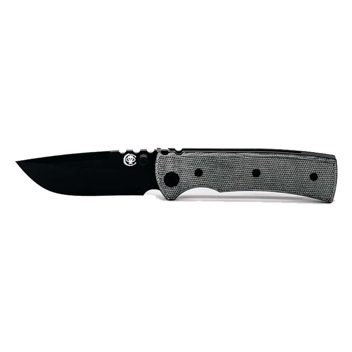 Chaves Knives Blue Label Redencion Street Black Drop Point Folding Pocket Knife - Chaves Knives