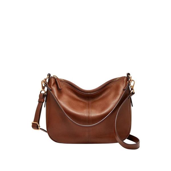 Fossil Jolie Leather Crossbody Brown