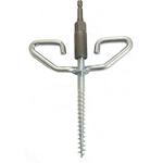 Razr-Back Power-Drill Ice Anchor 4-Pk Kit - Thumbnail 1 of 3