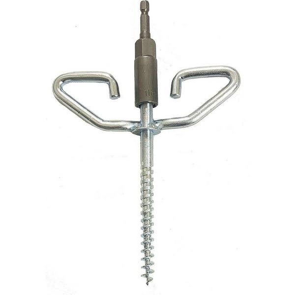 TROPHY ANGLER Razr-Back Power-Drill Ice Anchor 4-Pk Kit