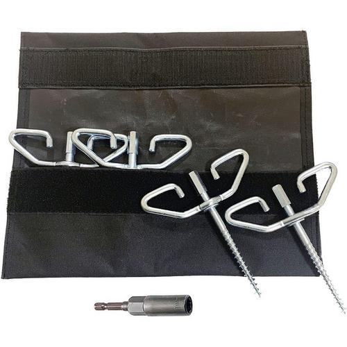 Razr-Back Power-Drill Ice Anchor 4-Pk Kit - Primary Image