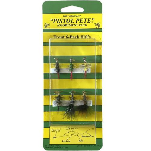 Hi-Country Flies Pistol Pete Trout 6-Pack #10 Kit - Primary Image
