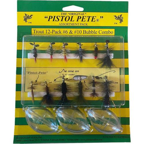 Hi-Country Pistol Pete's Trout 12-Pack Fly and Bubble Combo - Primary Image