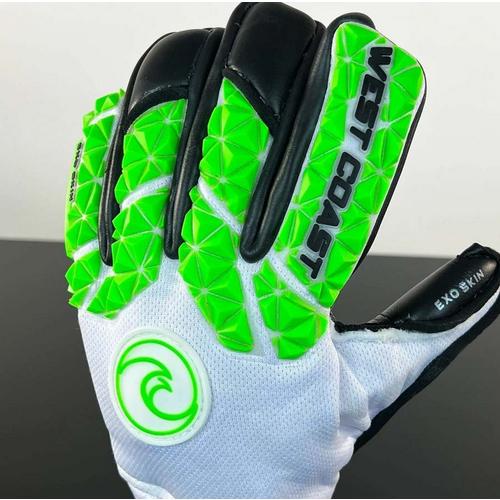 West Coast Goalkeeping Quantum EXO Toxic Goalkeeper Gloves - Primary Image