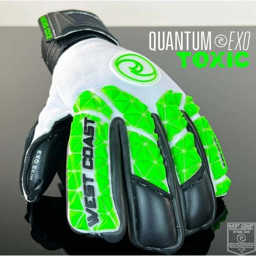 West Coast Goalkeeping Quantum EXO Toxic Goalkeeper Gloves - Primary Image