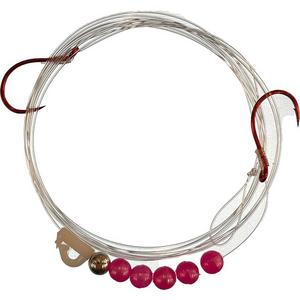 Pink - Quick Change Premium 2 Hook Spinner Snells 5 Pack