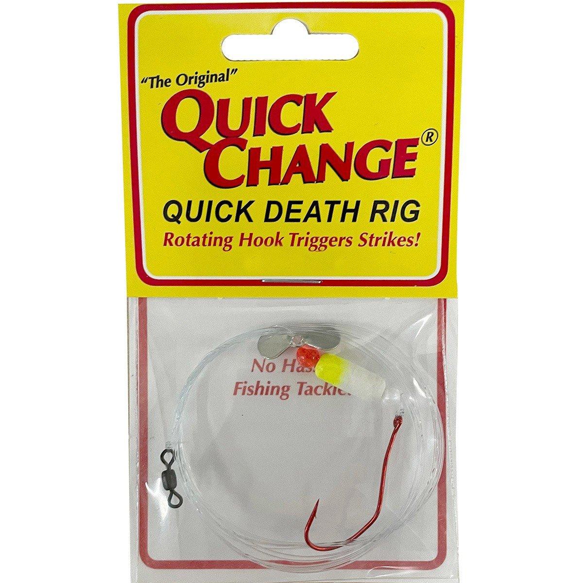 15825::Chartreuse White Nickel - Quick Death Floating Prop Rig