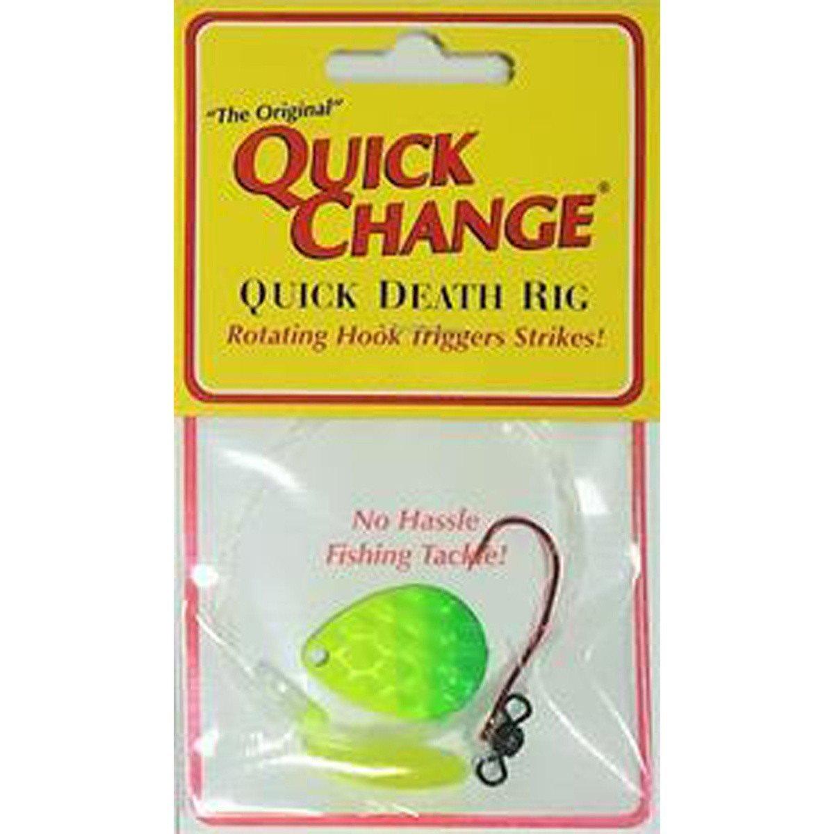 22473::Diamond Chartreuse Green - Quick Change - Quick Death Spinner