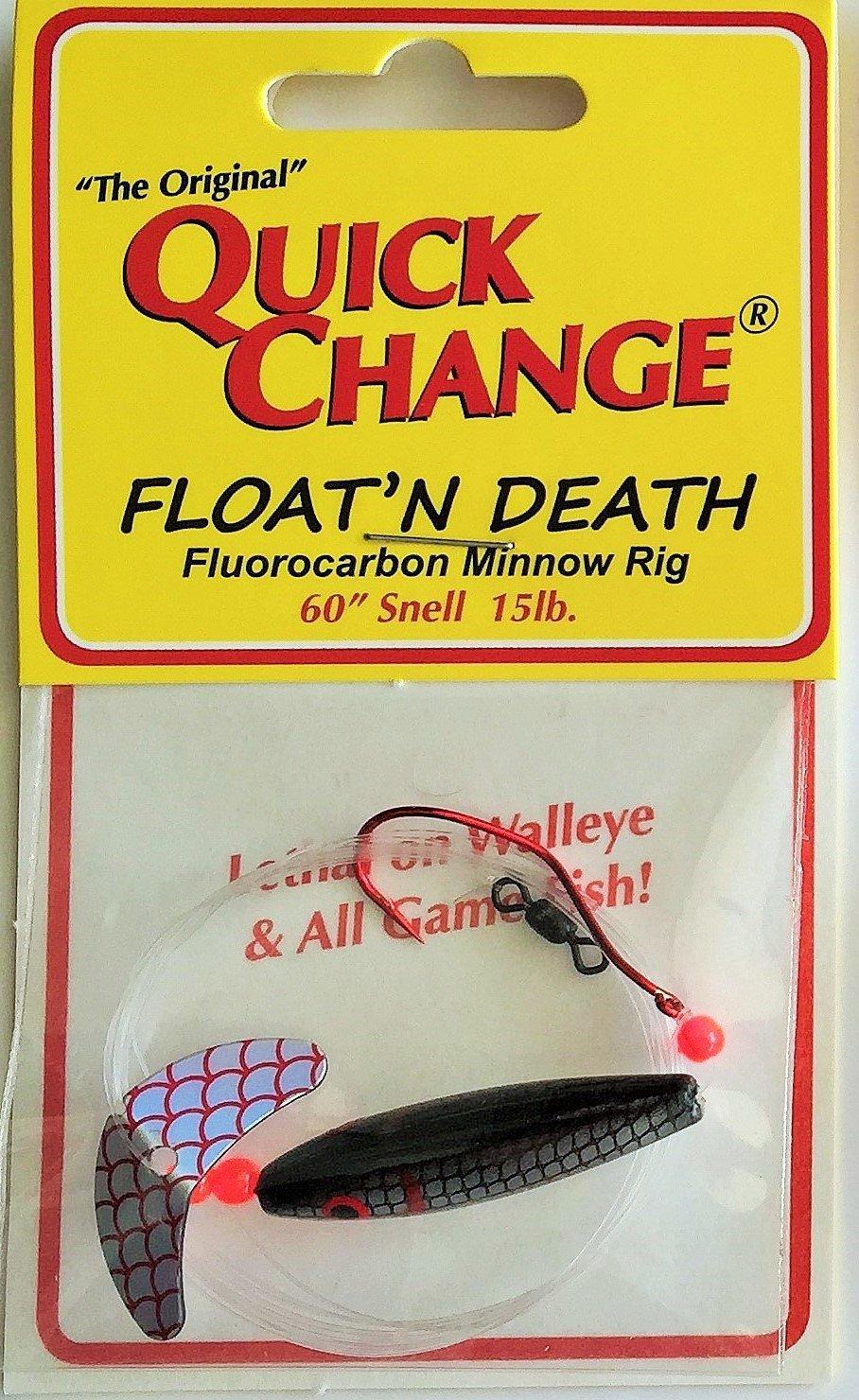 Silver Minnow - Quick Change Float'N Death Walleye Wing Rig