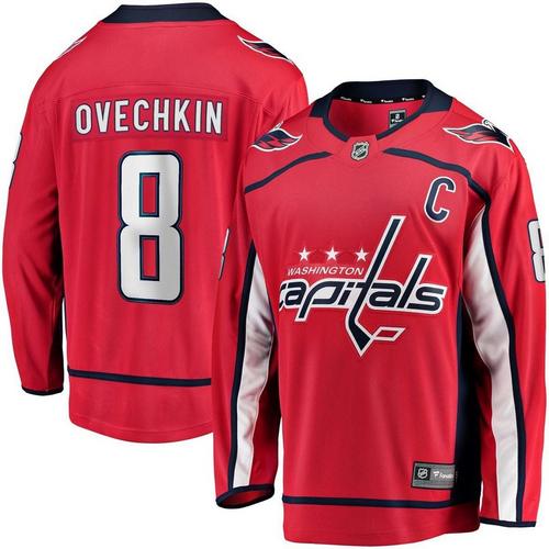 Fanatics Washington Capitals Alex Ovechkin #8 Breakaway Jersey - Primary Image