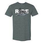 Men's Ride Brand Brand Brand Snow Snowmobiling T-Shirt - Thumbnail 1 of 3