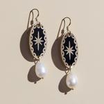 Nickel & Suede Auden Earrings - Thumbnail 1 of 2