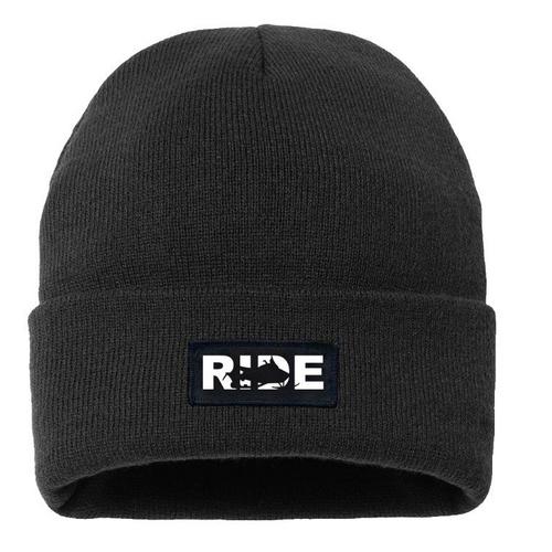 Ride Brand Brand Brand Brand Snowmobile Logo Patch Cuffed Beanie - Primary Image