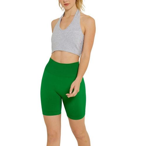 Women's Cream Yoga Gloria Seamless Biker Shorts - Primary Image
