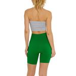 Women's Cream Yoga Gloria Seamless Biker Shorts - Thumbnail 4 of 4