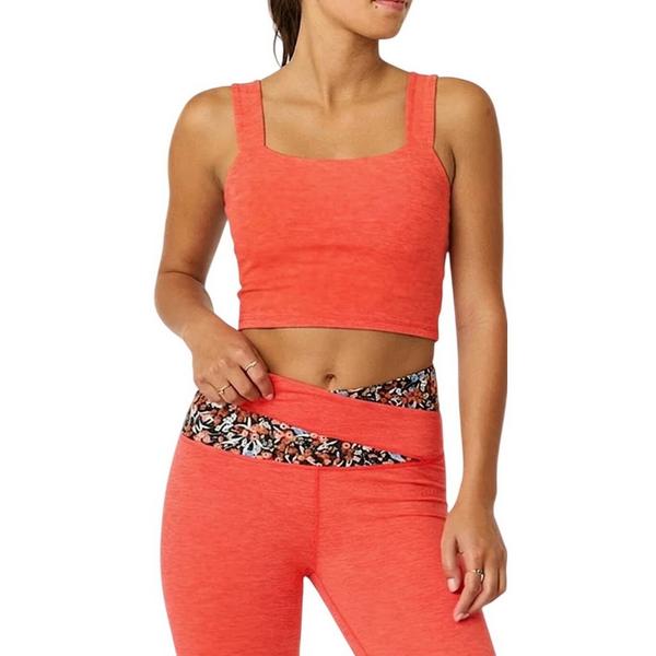 Women's Cream Yoga Lacey Sports Bra