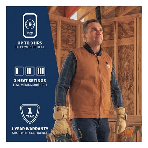Men's GOBI Heat Ibex Heated Workwear Vest - Primary Image